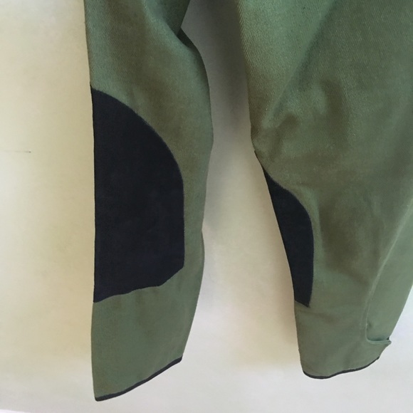 Gaultier High-waisted Green Riding Pants - Picture 5 of 7